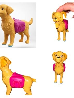 Barbie Mattel Puppy Training Taffy Dog Golden Retriever/labrador